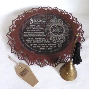 NEW DISNEY HAUNTED MANSION MADAME LEOTA PROP GOTHIC SUMMONING SPELL BELL ODDITY